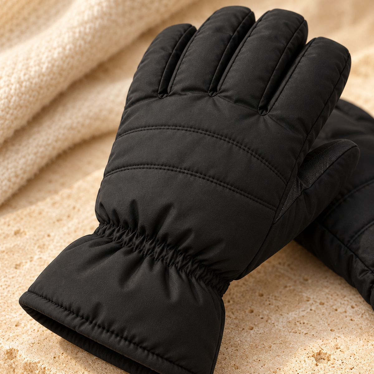 Novalunely Winter Outdoor Gloves – Full Finger Cold Weather Gloves for Everyday Activities