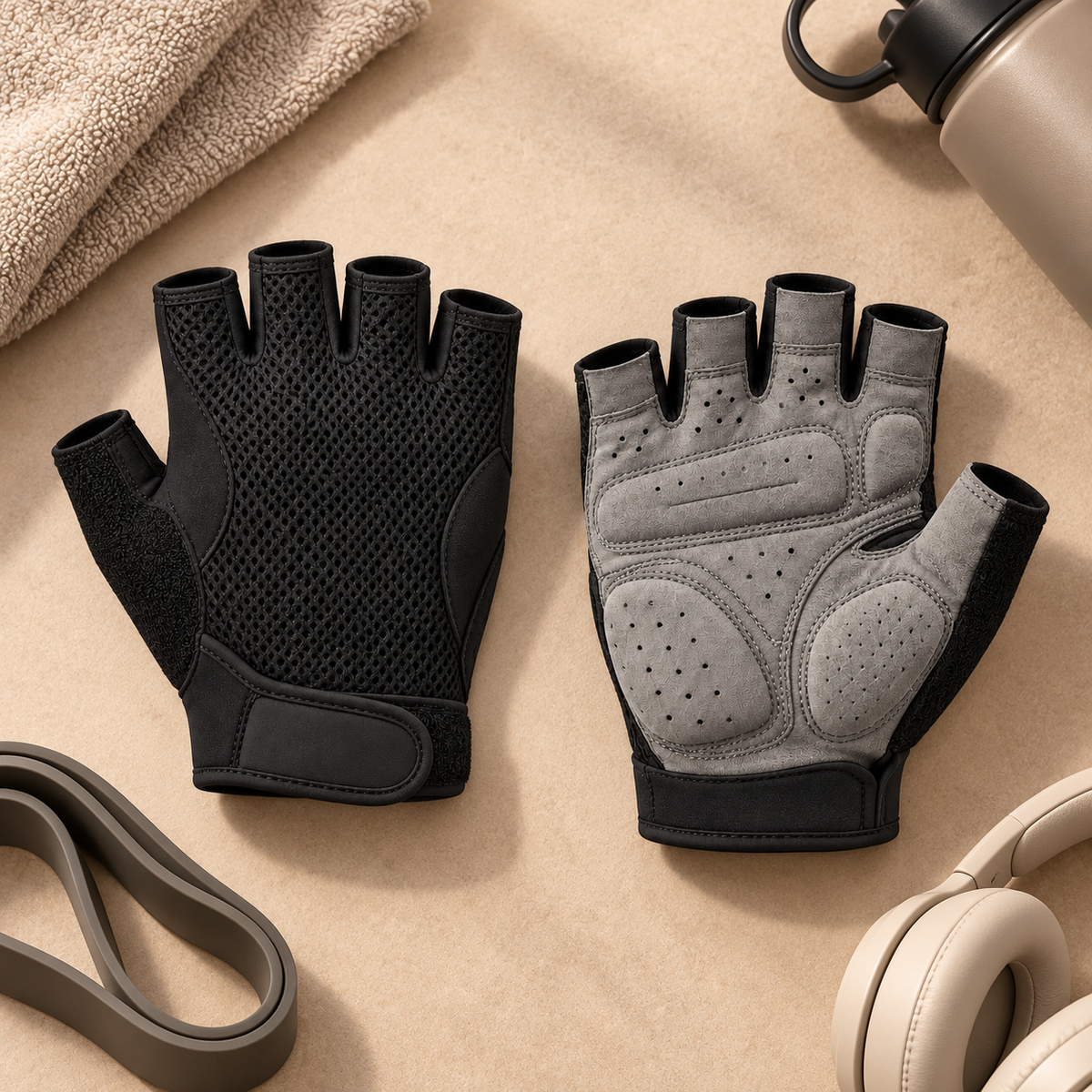 Novalunely Half Finger Outdoor Sports Gloves – Breathable Training Gloves for Cycling and Fitness