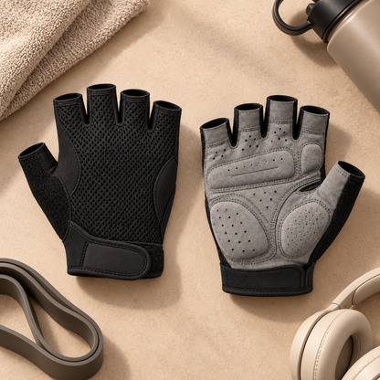 Novalunely Half Finger Outdoor Sports Gloves – Breathable Training Gloves for Cycling and Fitness