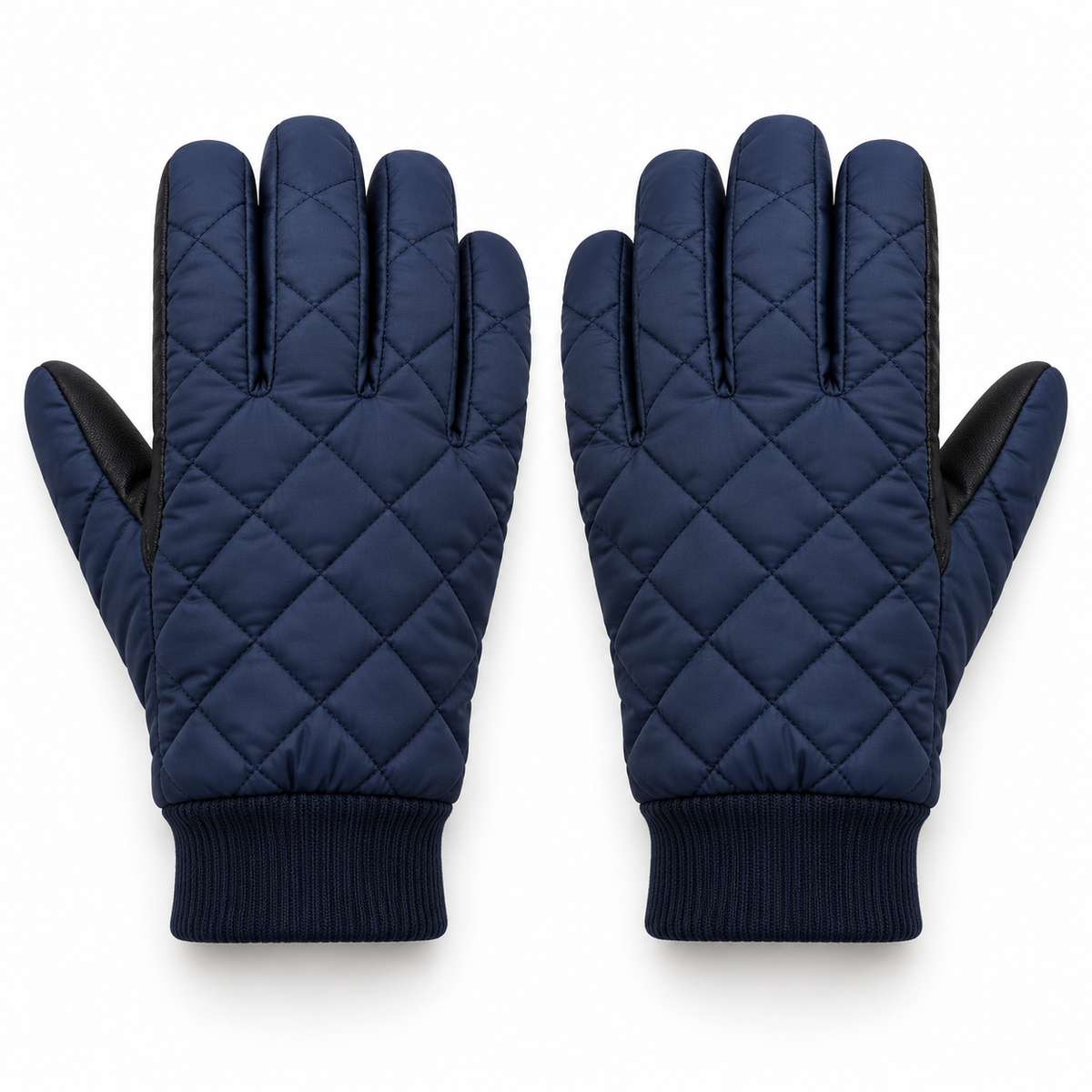Novalunely Quilted Winter Gloves – Full Finger Outdoor Gloves for Cold Weather Activities