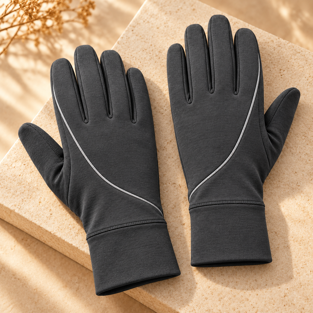 Novalunely Lightweight Outdoor Running Gloves – Minimalist Sports Gloves for Daily Activities