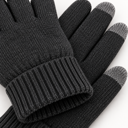 Novalunely Touchscreen Knit Everyday Gloves – Classic Casual Gloves for Daily Wear