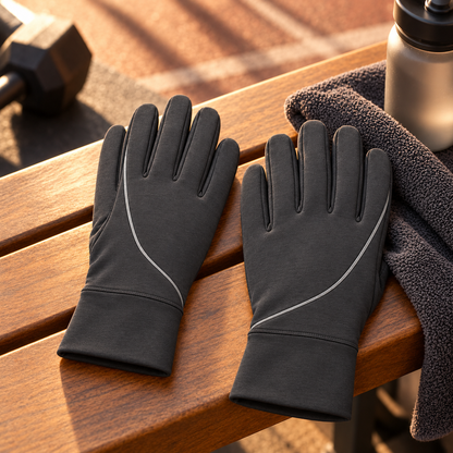 Novalunely Lightweight Outdoor Running Gloves – Minimalist Sports Gloves for Daily Activities