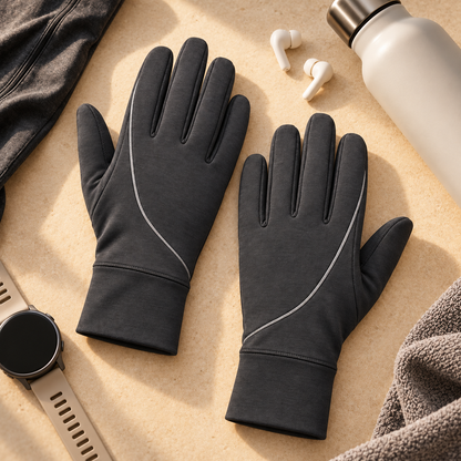 Novalunely Lightweight Outdoor Running Gloves – Minimalist Sports Gloves for Daily Activities
