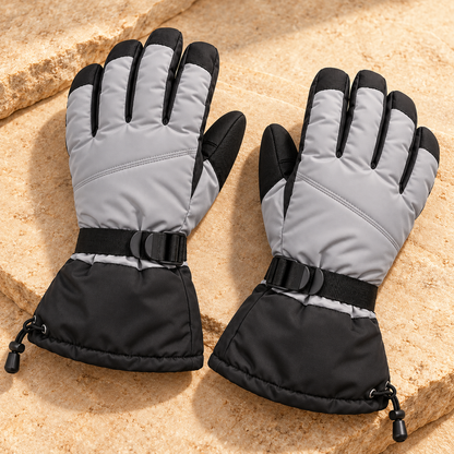 Novalunely Winter Outdoor Gloves – Full Finger Cold Weather Gloves with Adjustable Cuff