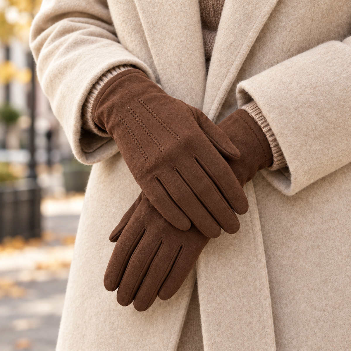Novalunely Soft Touch Everyday Gloves – Minimalist Casual Gloves for Daily Wear
