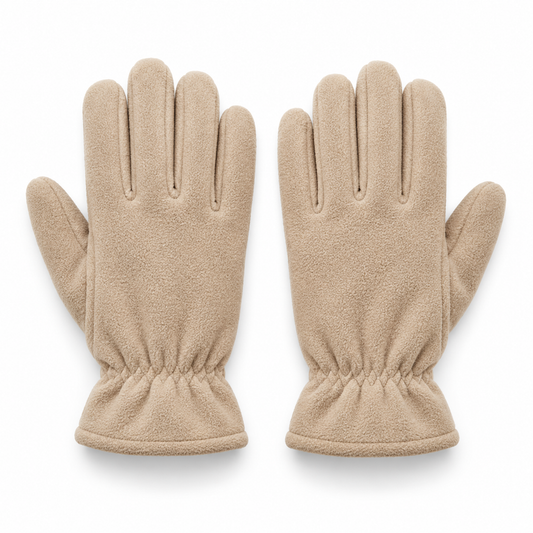 Novalunely Soft Fleece Everyday Gloves – Minimalist Casual Gloves for Daily Wear