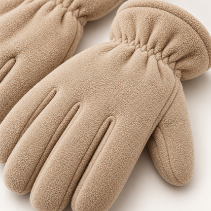 Novalunely Soft Fleece Everyday Gloves – Minimalist Casual Gloves for Daily Wear