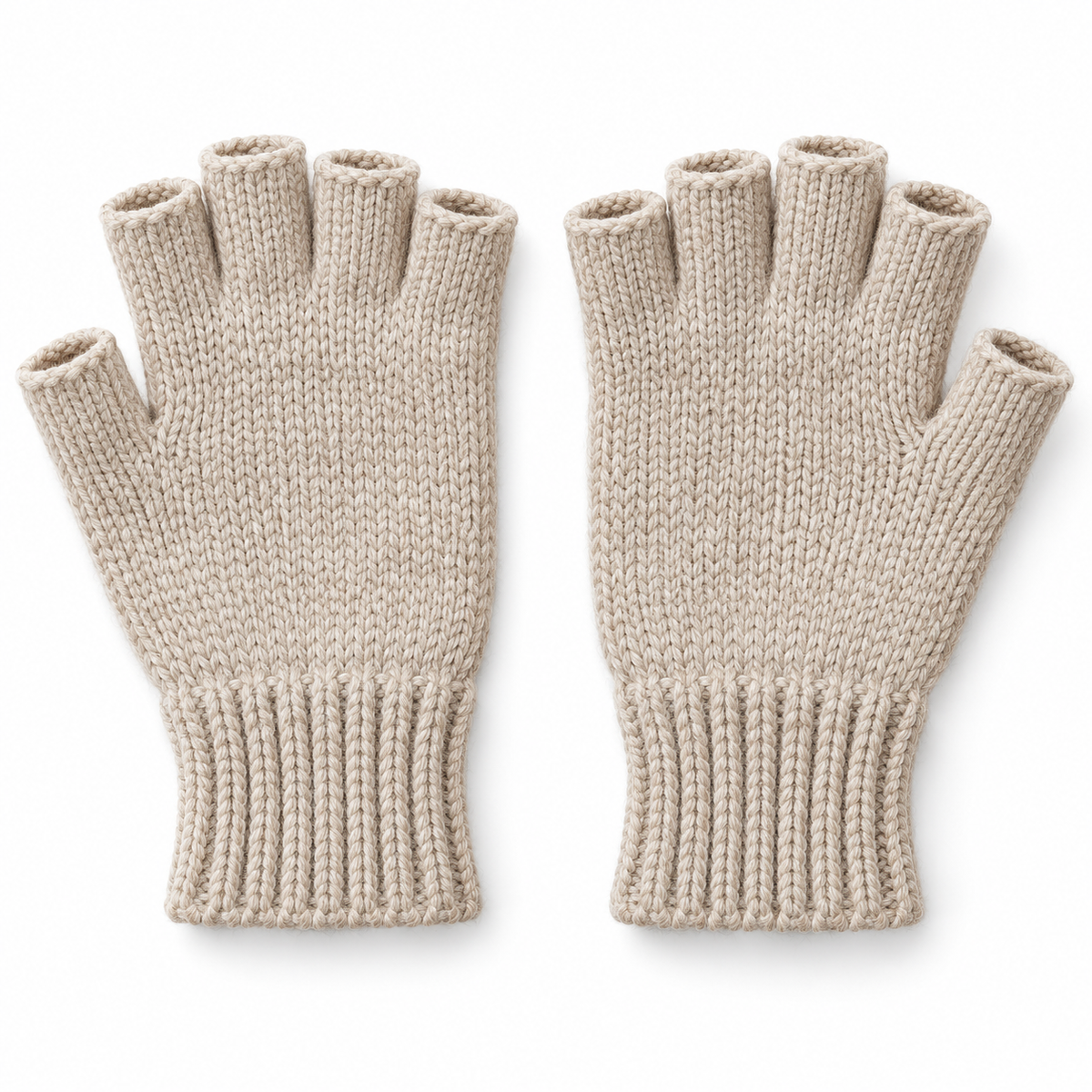 Novalunely Fingerless Knit Everyday Gloves – Cozy Casual Hand Warmers for Daily Wear