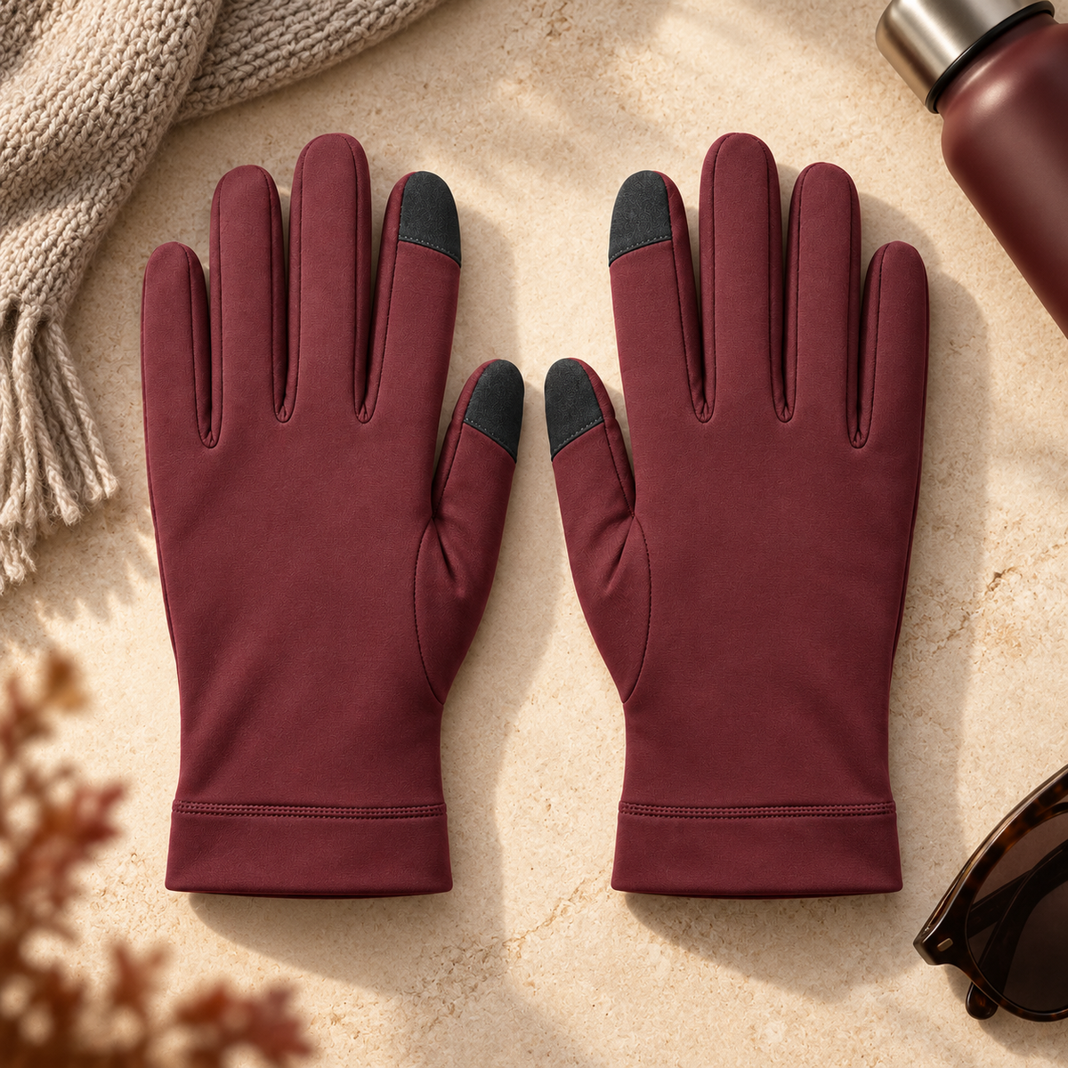 Novalunely Lightweight Outdoor Running Gloves – Touchscreen Sports Gloves for Daily Activities