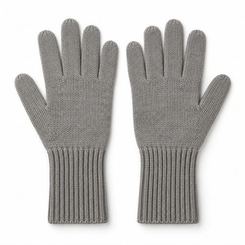 Novalunely Classic Rib Knit Everyday Gloves – Soft Casual Gloves for Daily Wear