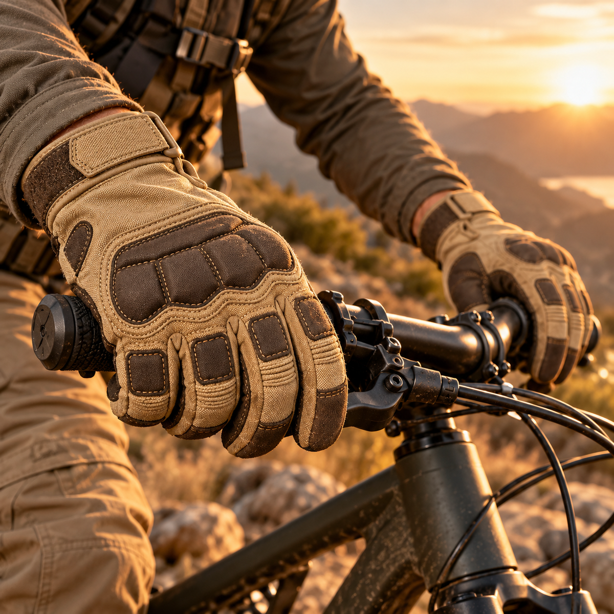 Novalunely Full Finger Outdoor Cycling Gloves – Durable Training Gloves for Hiking and Active Use